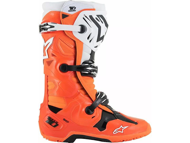 Tech 10 Enduro orange-schwarz-weiß 2